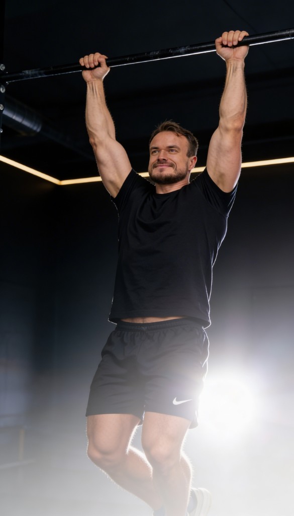 Bartek Kuliński — trening na drążku